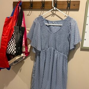 Amazon Women's Blue Maxi Dress